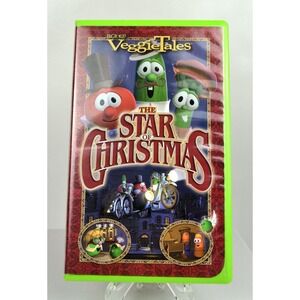 Veggie Tales: The Star Of Christmas Movie 2002 VHS Tape Clamshell Case